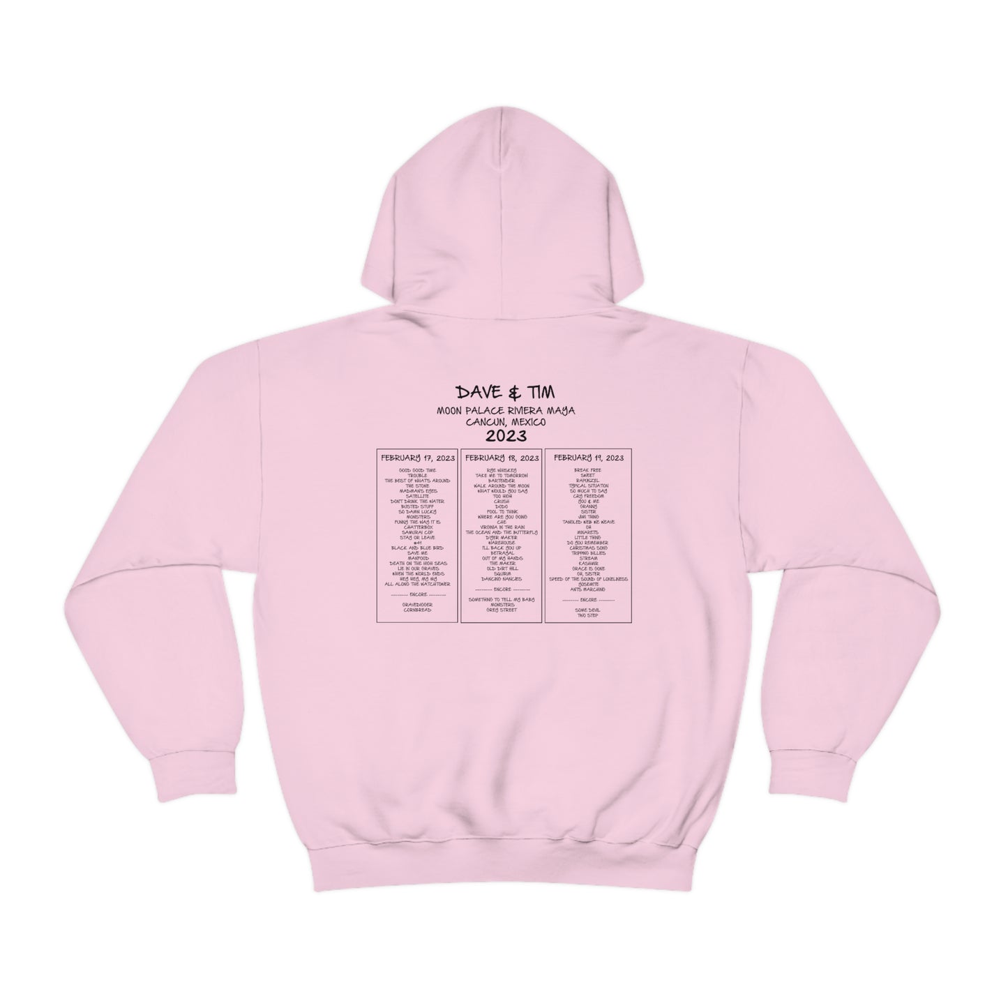 Unicorn Pool Float W/SET LIST Hoodie