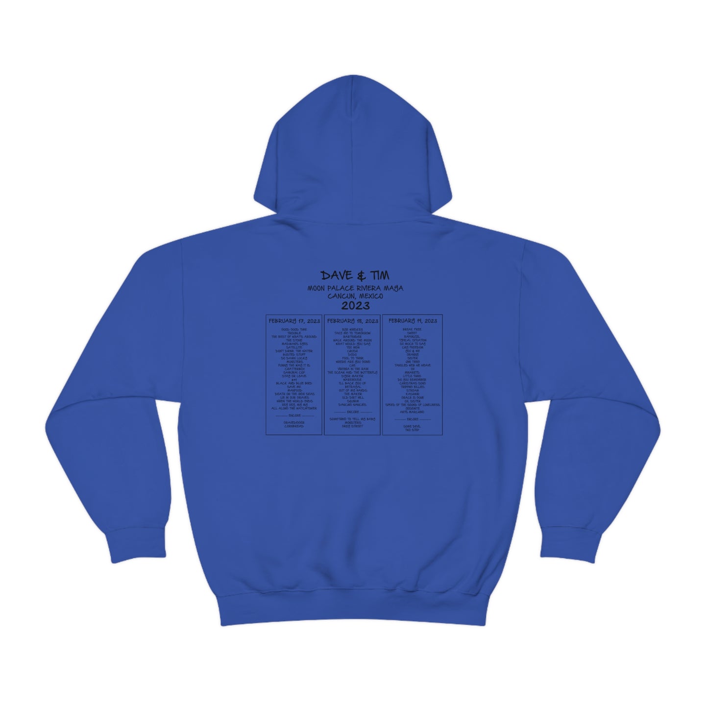 Save Water Mexico W/SET LIST Hoodie