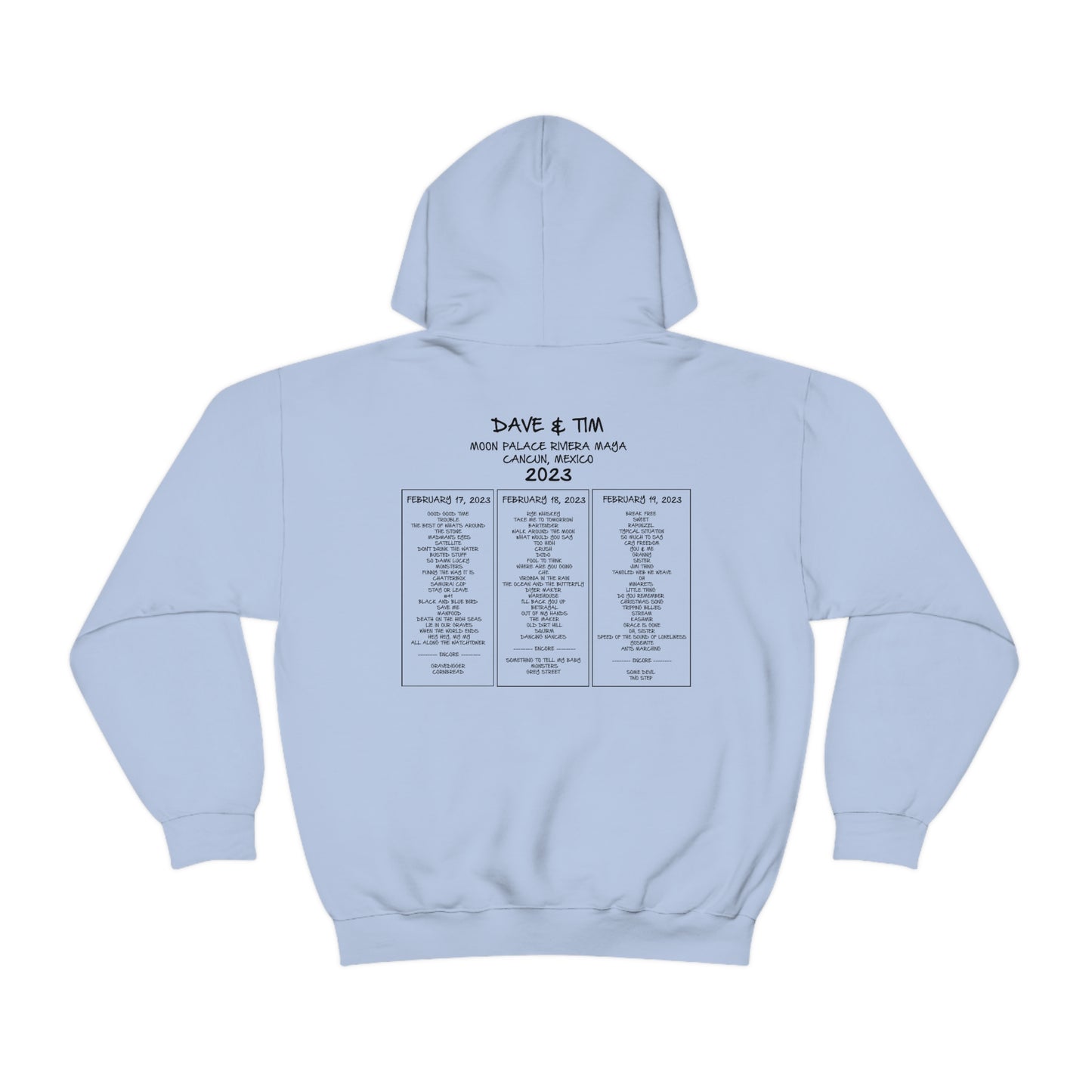 Donut Pool Float W/SET LIST Hoodie