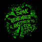 One Drink Splatter Clover