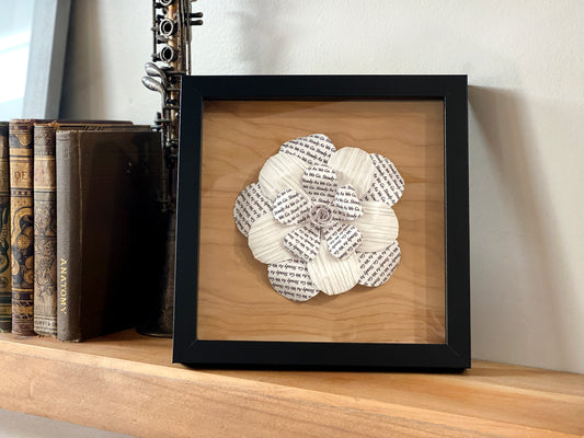 Hand Folded Flower Art (Steady As We Go)