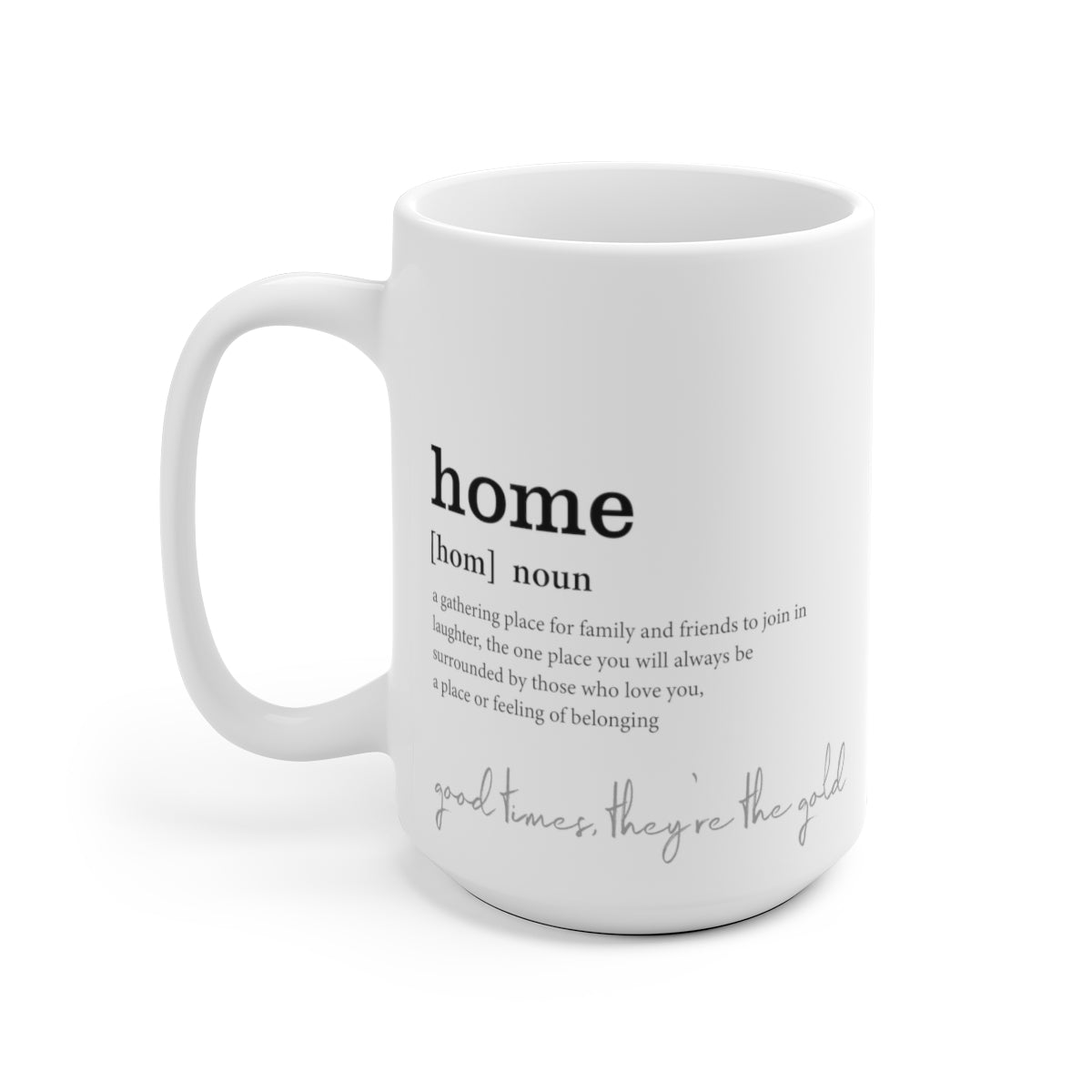 Home Definition double sided mug – DMSC Designs
